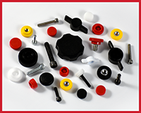 Press On Plastic Knobs with SHCS